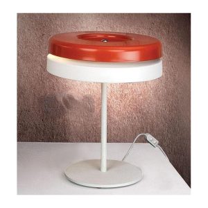 Lámpara de sobremesa Dubhe en color rojo y blanco