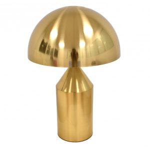 Lámpara de sobremesa Macao en metal dorado