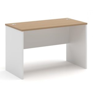Mesa de oficina Volpi 120 en blanco y roble 120 x 70 cm