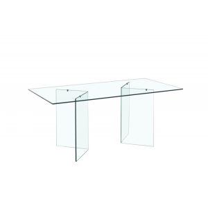 Mesa de comedor Otish en cristal 180 x 90 cm