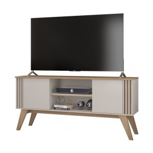 Mueble de TV Vitta en blanco roto y cedro 150 cm