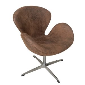 Sillón SW con tapizado en similpiel vintage
