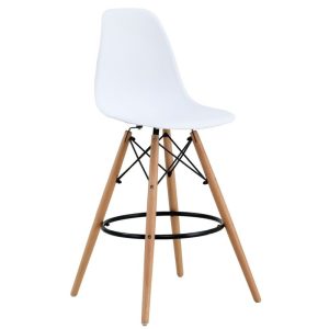 Pack de 4 Taburetes STAR (SU), madera, carcasa blanca